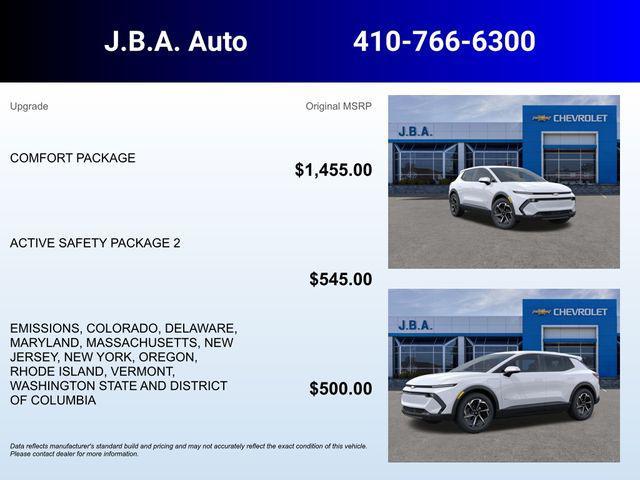 new 2026 Chevrolet Equinox EV car, priced at $35,500