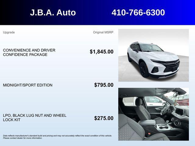 used 2021 Chevrolet Blazer car, priced at $21,497