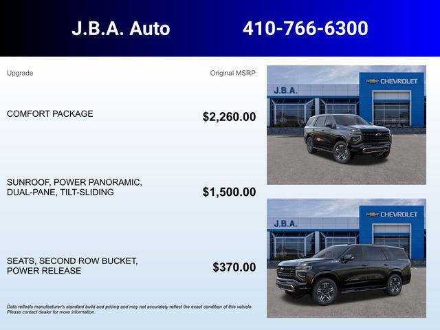 new 2026 Chevrolet Tahoe car, priced at $75,128