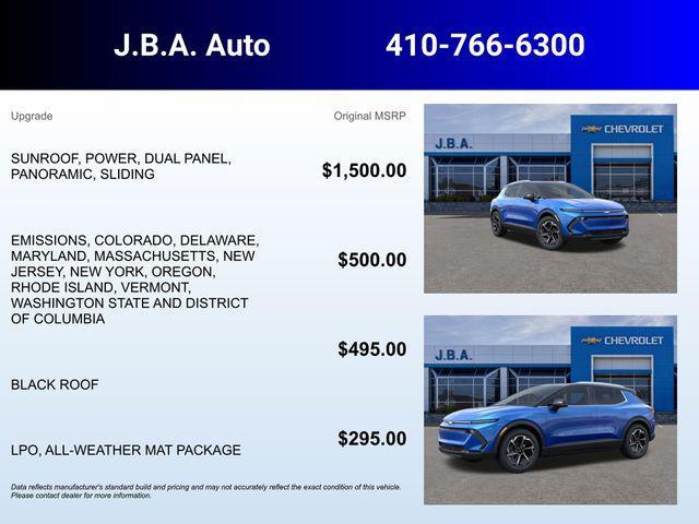 new 2026 Chevrolet Equinox EV car, priced at $44,087