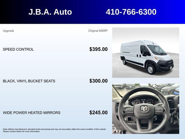 used 2023 Ram ProMaster 2500 car, priced at $29,997