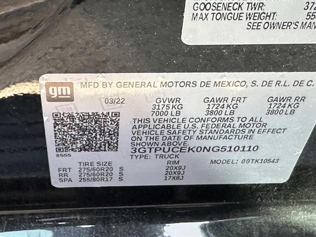 used 2022 GMC Sierra 1500 car, priced at $39,497