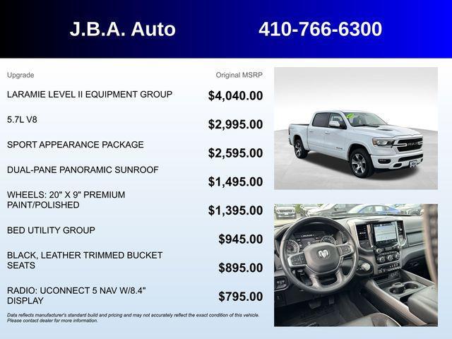 used 2022 Ram 1500 car, priced at $39,997