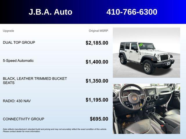 used 2017 Jeep Wrangler Unlimited car, priced at $21,997