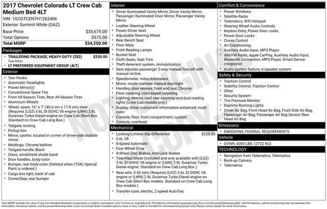 used 2017 Chevrolet Colorado car, priced at $22,997