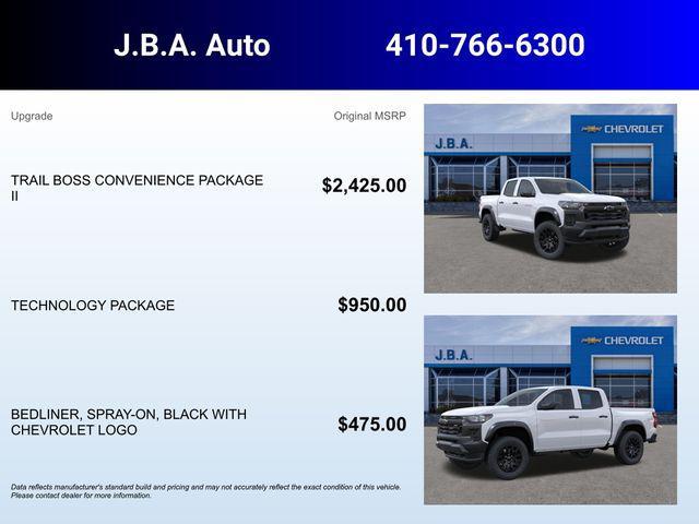 new 2026 Chevrolet Colorado car, priced at $43,064