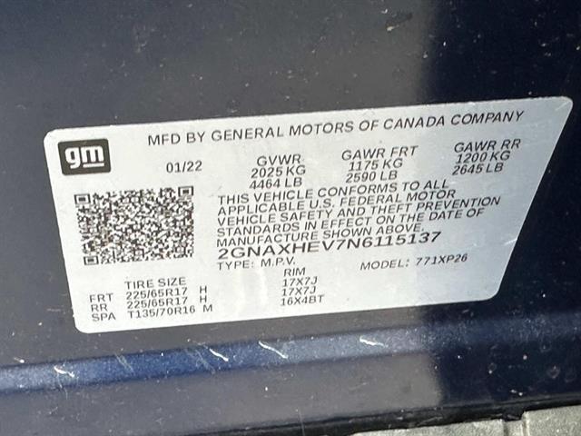 used 2022 Chevrolet Equinox car, priced at $18,997