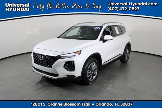 used 2019 Hyundai Santa Fe car, priced at $17,497