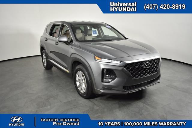 used 2019 Hyundai Santa Fe car, priced at $16,036
