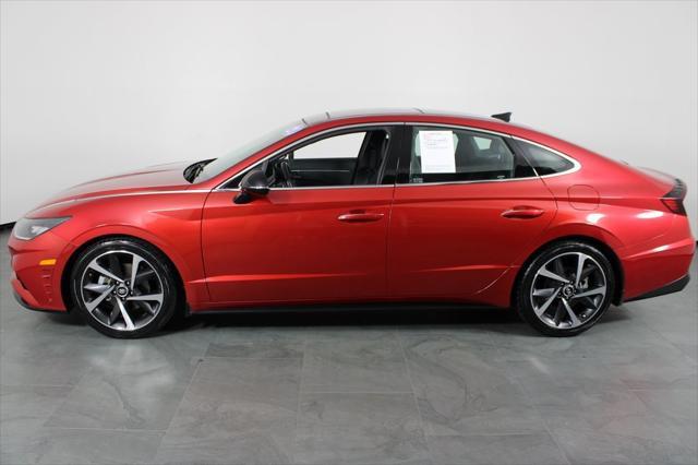 used 2021 Hyundai Sonata car, priced at $17,743