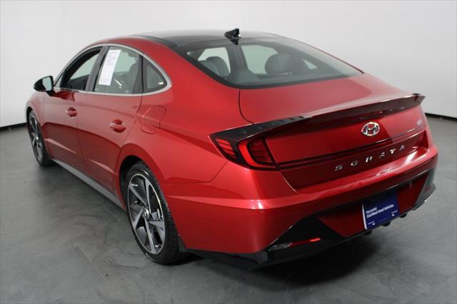 used 2021 Hyundai Sonata car, priced at $17,743