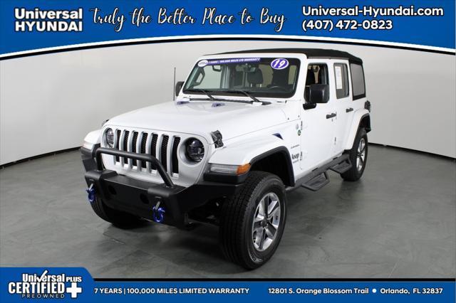used 2019 Jeep Wrangler Unlimited car, priced at $26,718