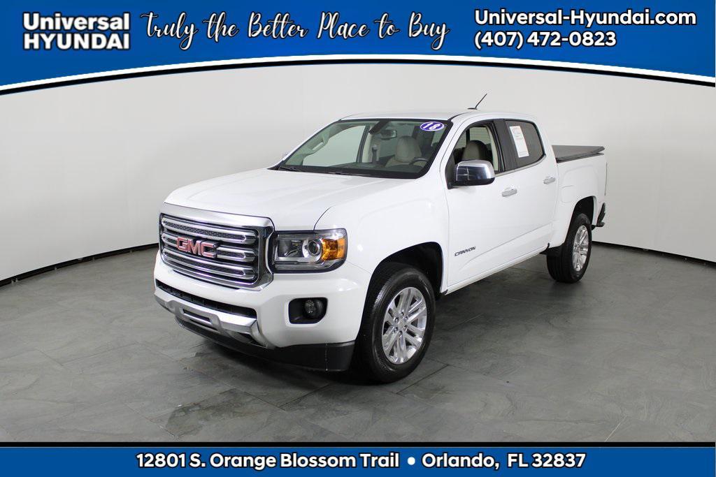 used 2018 GMC Canyon car, priced at $14,206
