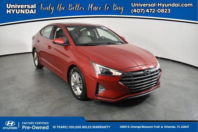 used 2020 Hyundai Elantra car, priced at $13,987