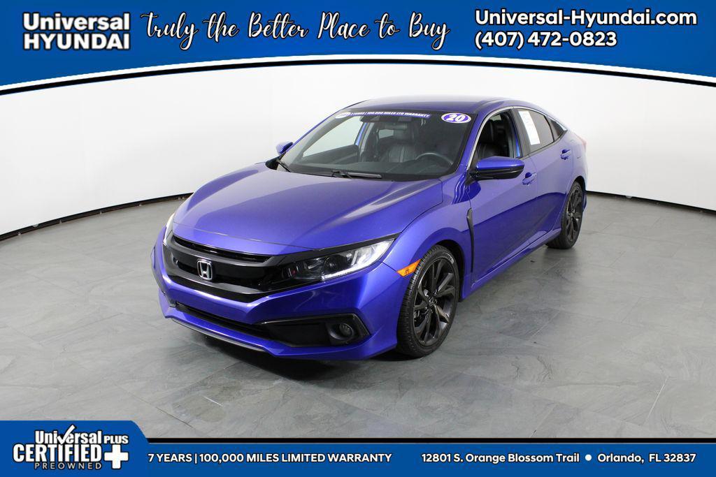 used 2020 Honda Civic car, priced at $17,887