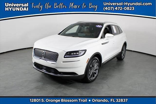 used 2022 Lincoln Nautilus car, priced at $35,140