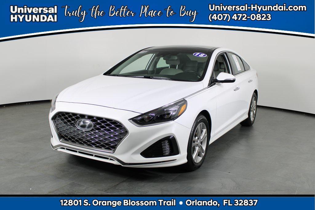 used 2018 Hyundai Sonata car, priced at $12,349