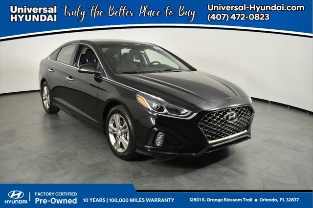 used 2019 Hyundai Sonata car, priced at $15,487