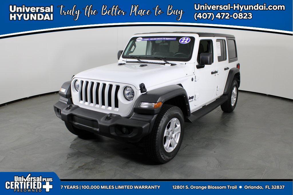 used 2022 Jeep Wrangler Unlimited car, priced at $27,992