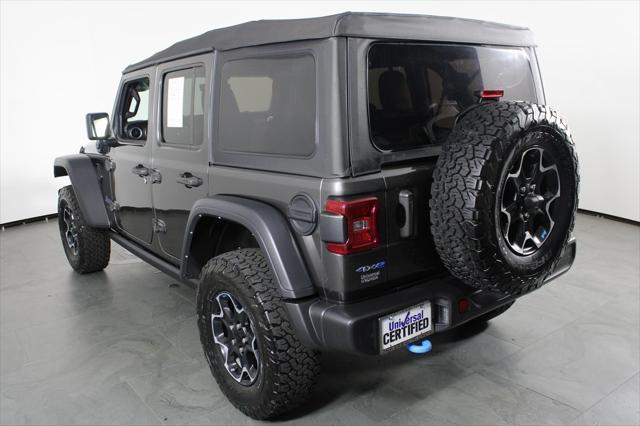 used 2022 Jeep Wrangler Unlimited 4xe car, priced at $34,987