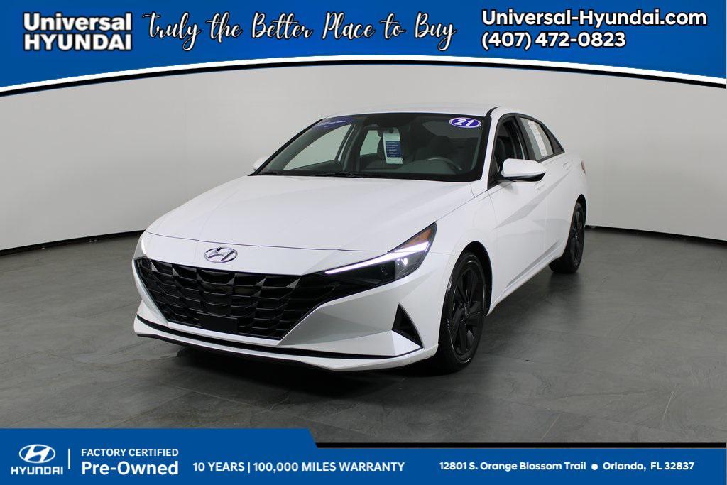 used 2021 Hyundai Elantra car, priced at $16,767