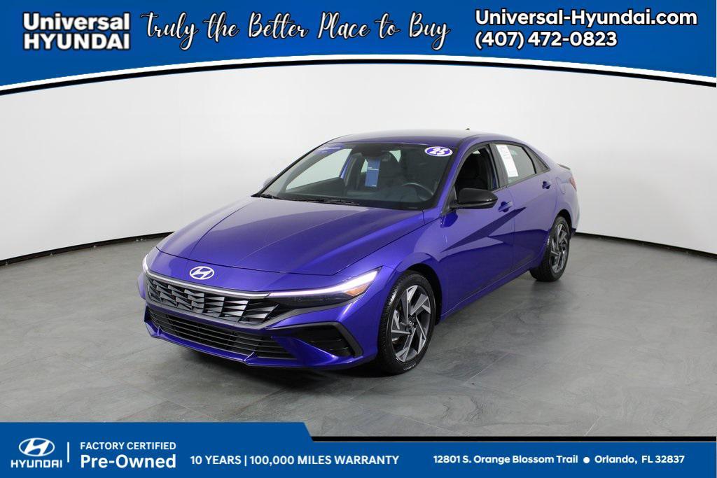 used 2025 Hyundai Elantra car, priced at $20,440