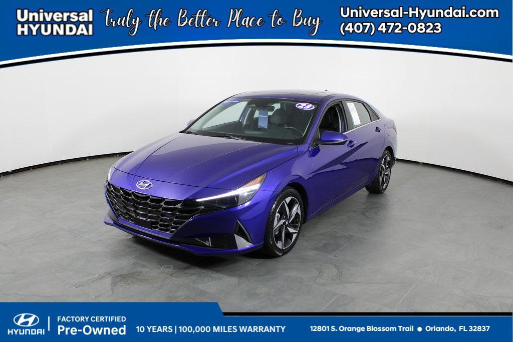 used 2023 Hyundai Elantra car, priced at $19,567