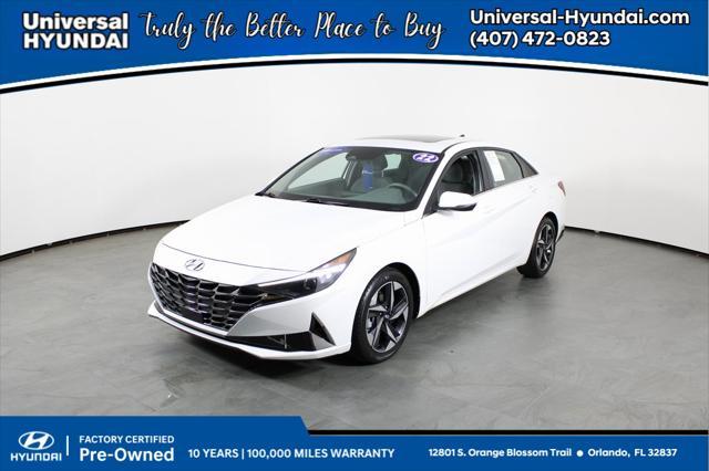 used 2022 Hyundai Elantra car, priced at $17,369