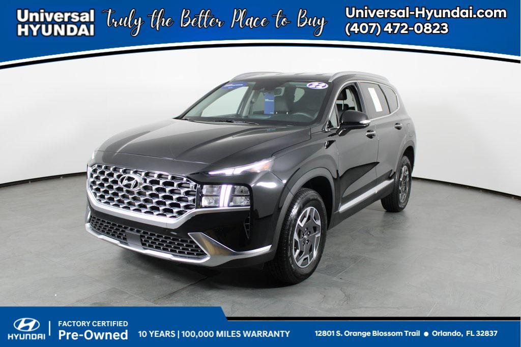 used 2022 Hyundai SANTA FE HEV car, priced at $22,386