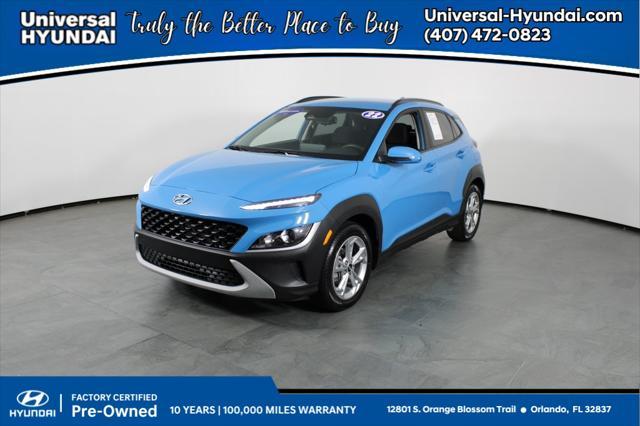 used 2022 Hyundai Kona car, priced at $20,987