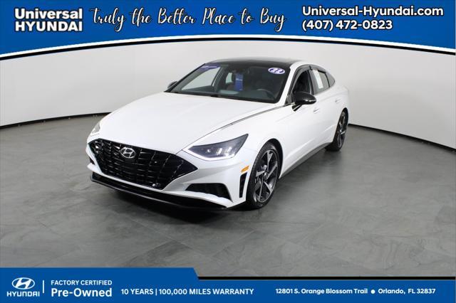used 2022 Hyundai Sonata car, priced at $22,987