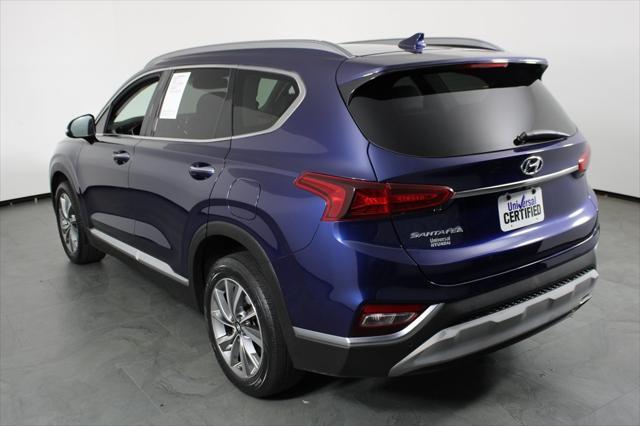 used 2019 Hyundai Santa Fe car, priced at $20,286