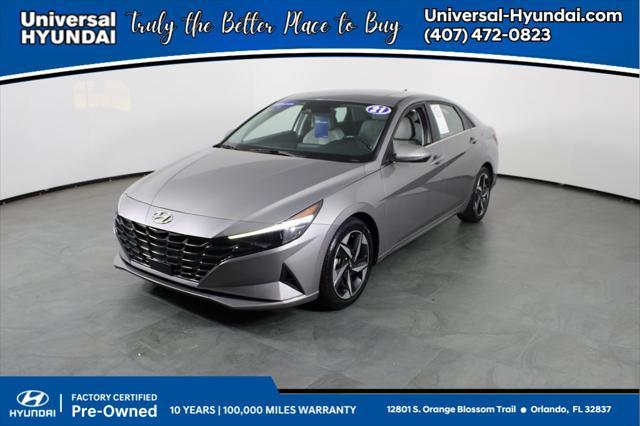 used 2021 Hyundai Elantra car, priced at $18,119