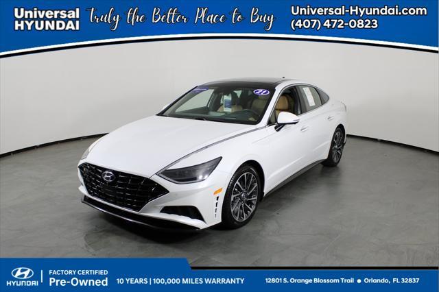 used 2021 Hyundai Sonata car, priced at $21,380