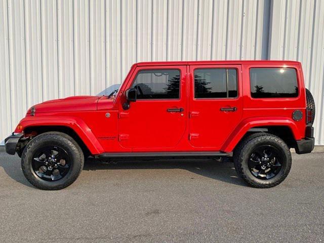 used 2015 Jeep Wrangler Unlimited car, priced at $14,480