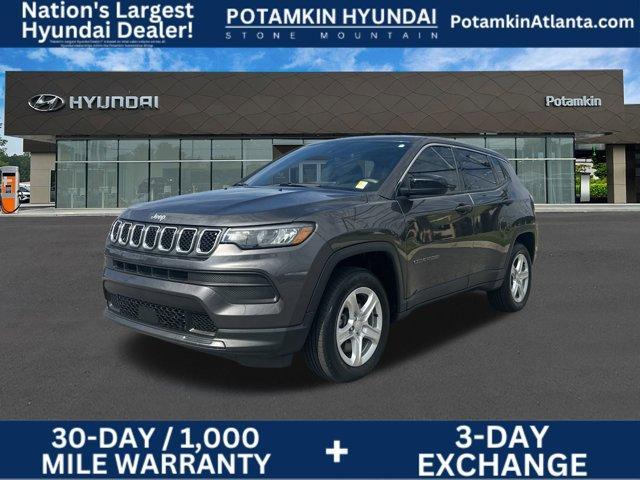 used 2023 Jeep Compass car, priced at $18,480