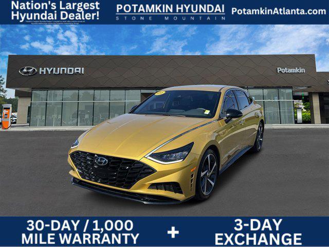 used 2021 Hyundai Sonata car, priced at $22,188
