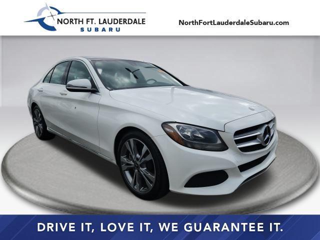 used 2018 Mercedes-Benz C-Class car, priced at $16,222