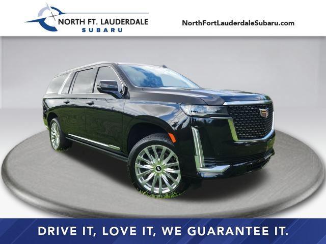 used 2021 Cadillac Escalade ESV car, priced at $58,989
