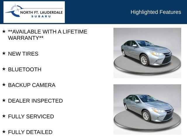 used 2017 Toyota Camry car, priced at $15,500