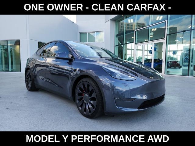 used 2021 Tesla Model Y car, priced at $36,000