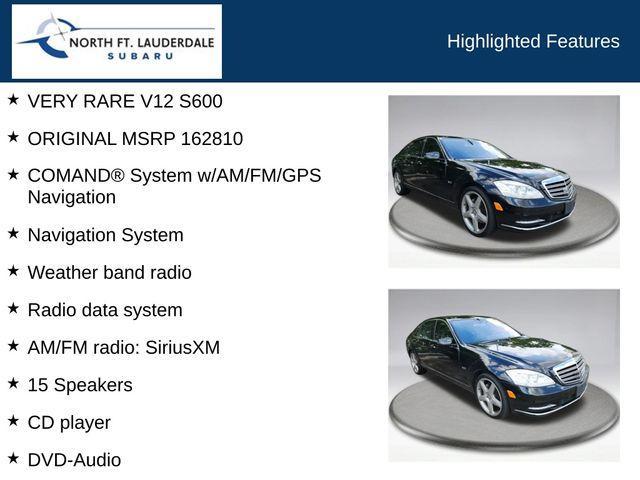 used 2012 Mercedes-Benz S-Class car, priced at $19,900