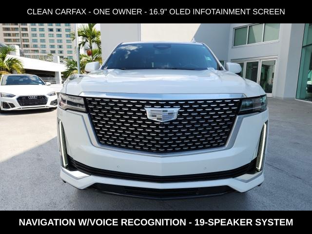used 2021 Cadillac Escalade car, priced at $64,000