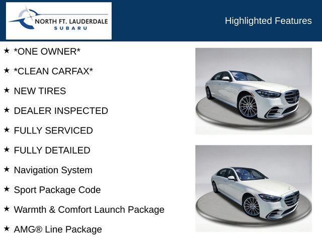 used 2022 Mercedes-Benz S-Class car, priced at $70,852