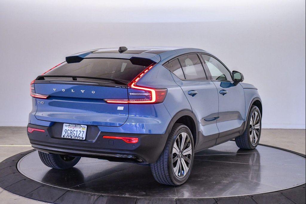used 2023 Volvo C40 Recharge Pure Electric car, priced at $29,590