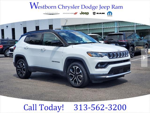 used 2023 Jeep Compass car, priced at $24,839