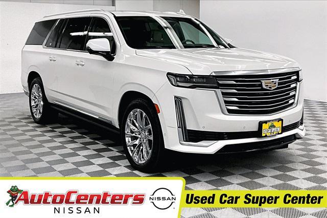 used 2021 Cadillac Escalade ESV car, priced at $65,998