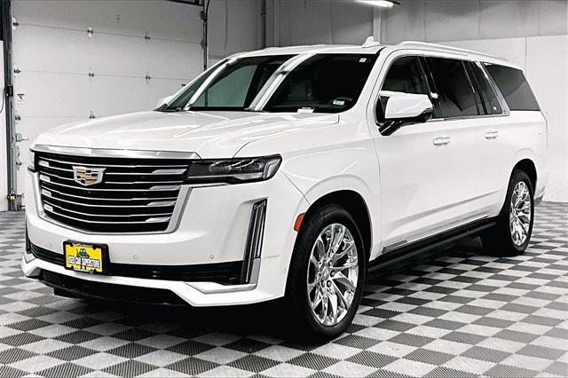 used 2021 Cadillac Escalade ESV car, priced at $65,998