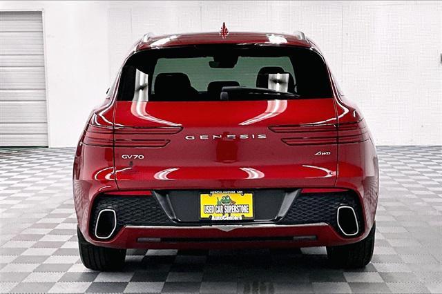 used 2023 Genesis GV70 car, priced at $32,998