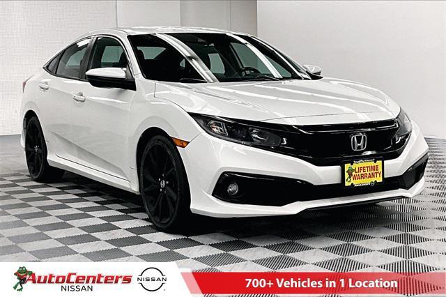 used 2019 Honda Civic car, priced at $19,118